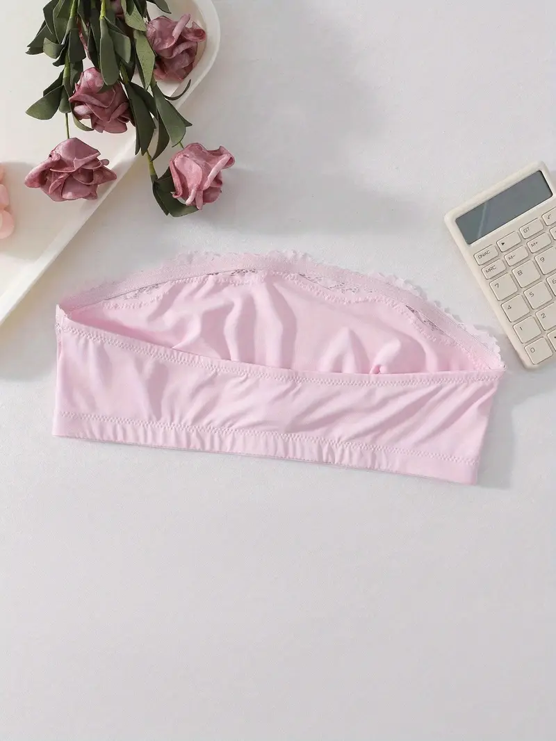 3pcs womens wire free strapless bras no underwire needed non slip cups soft everyday bras in apricot beige pink seamless bralette for bodysuits swimsuits lingerie gym party casual outfits minimalist everyday bras gym wear smooth silhouette wireless bra women Product details 1