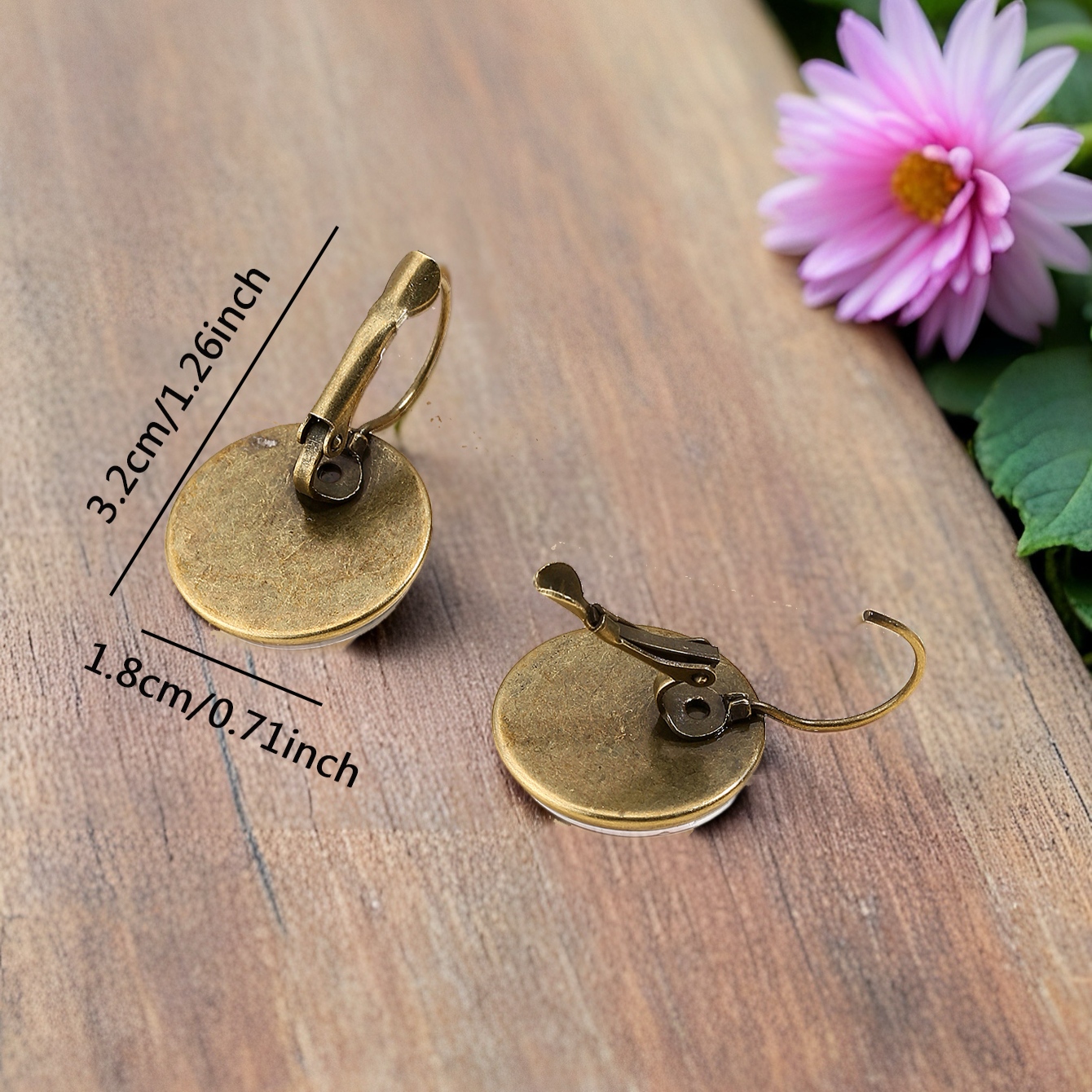 Men's Minimalist Wreath Bell Clip-On Hoops