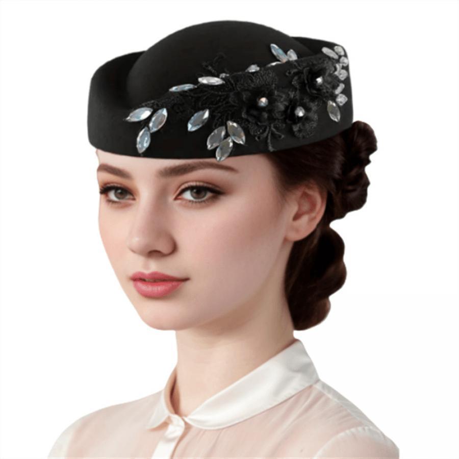 Amangul Chapeau Haut-de-Forme Pillbox Pour Femme – Style Décontracté Et Chic