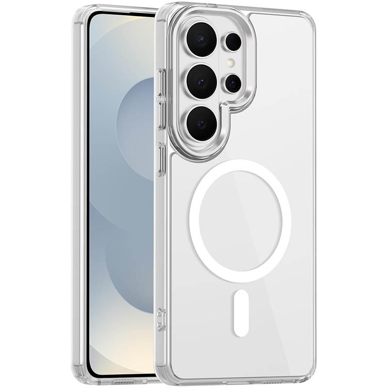 TEMU Phone Case - Magnetic Transparent Case For Galaxy S26 Ultra S25 Fe S24 Plus S23 S22 S21+ 5g, Shockproof And Scratch-resistant Phone Cover