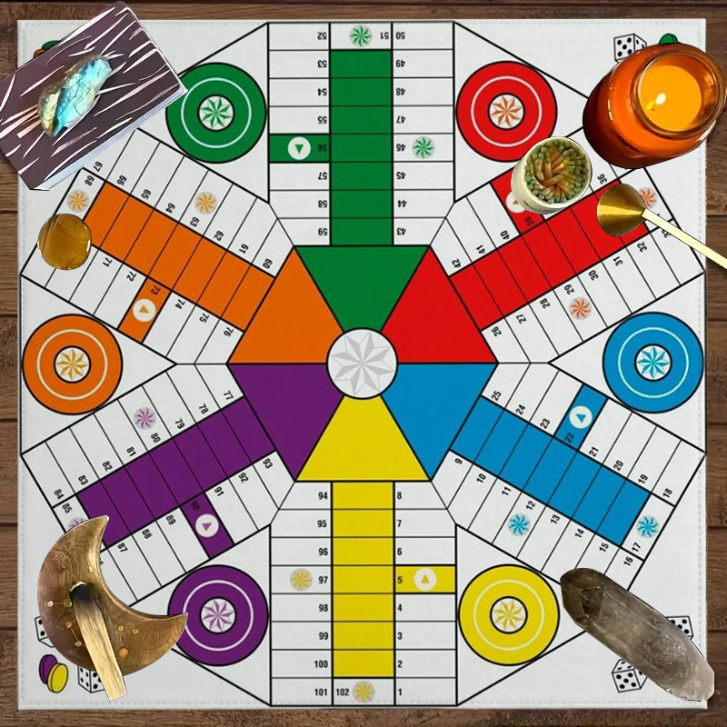 TEMU Mantel moderno estilo europeo con estampado de juegos, tapete para cartas de juego, mantel protector de muebles, para , decoración de mesa para
