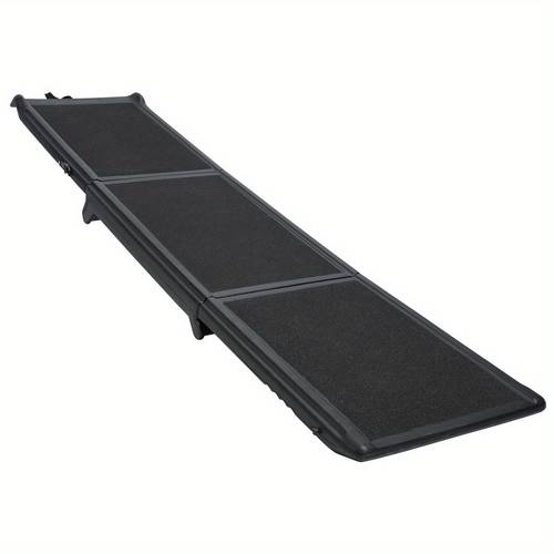 1 long 180cm foldable dog ramp 3x large dog ladder with anti slip sandpaper surface durable plastic pet ramp for cars trucks suvs 70 92 x16 15 ramp for dogs sleek slope design