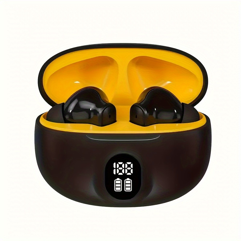 Lan Xun 2026 Wireless Earbuds- Earbud Headphones With Led Display, Hd , Sweat-resistant Design For Sports, Music, And Gaming, In-ear Design, , Wireless , And Rapid Usb Charging