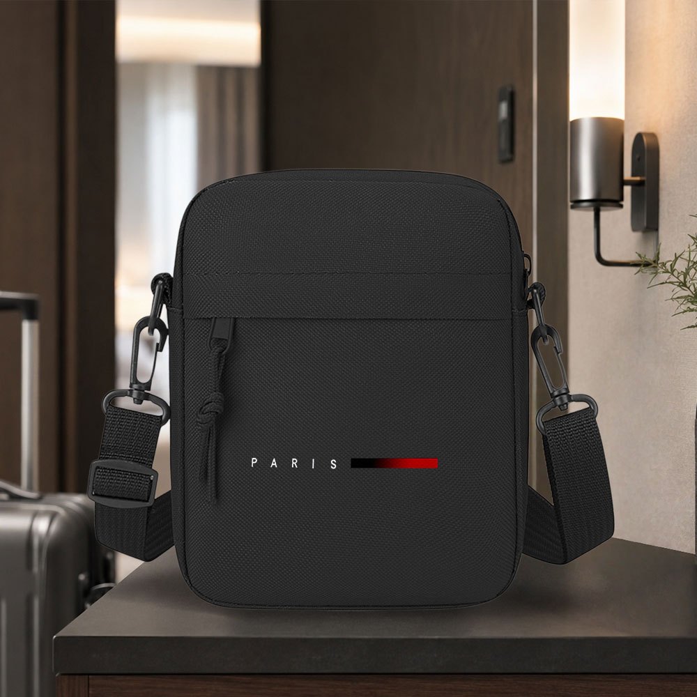 TEMU 1pc Fashionable Print Men'-shoulder Crossbody Bag, Daily Casual Travel Bag, Suitable For Daily Commuting, Travel, And Vacations, A As A Birthday