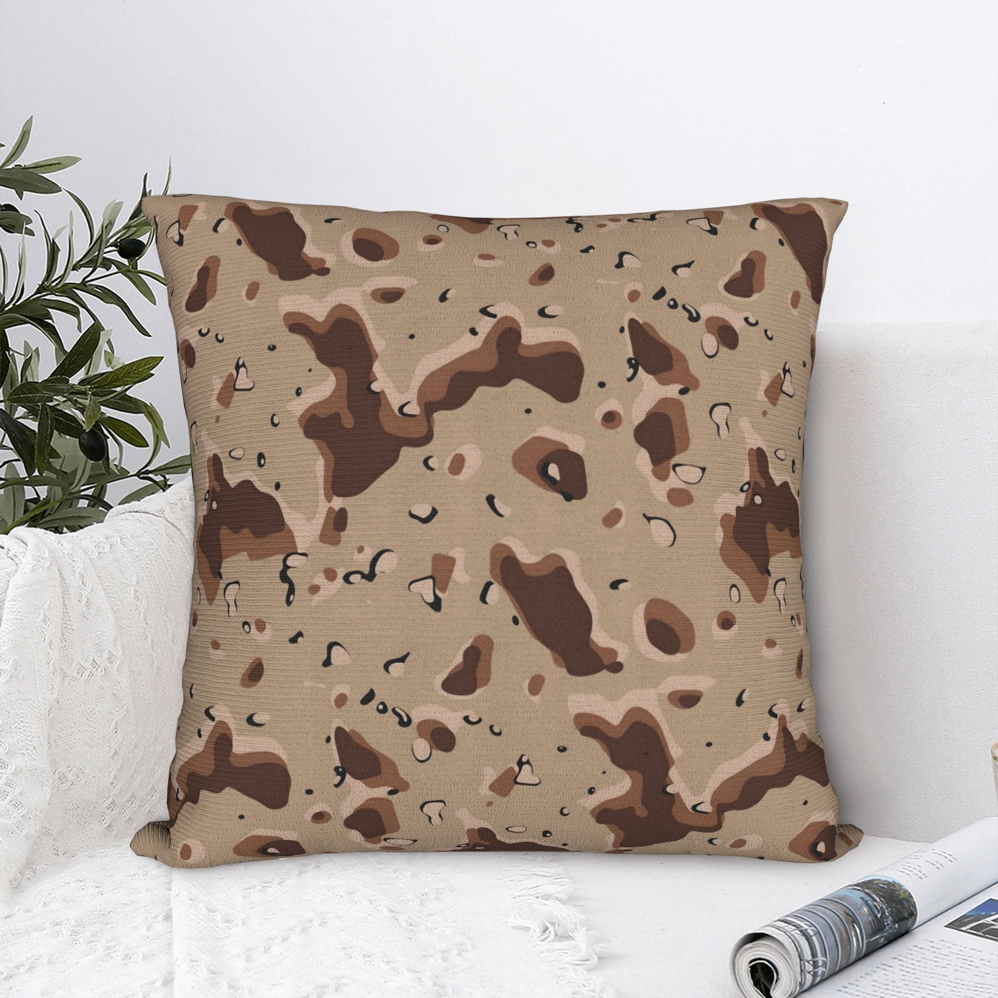 item picture desert camouflage   room sofa cushion   bedroom bedside pillow cover double sided print