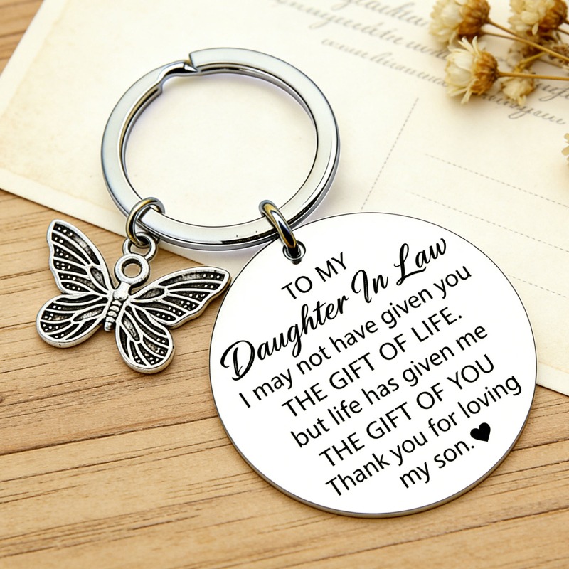 engraved keychains sold on Temu United States