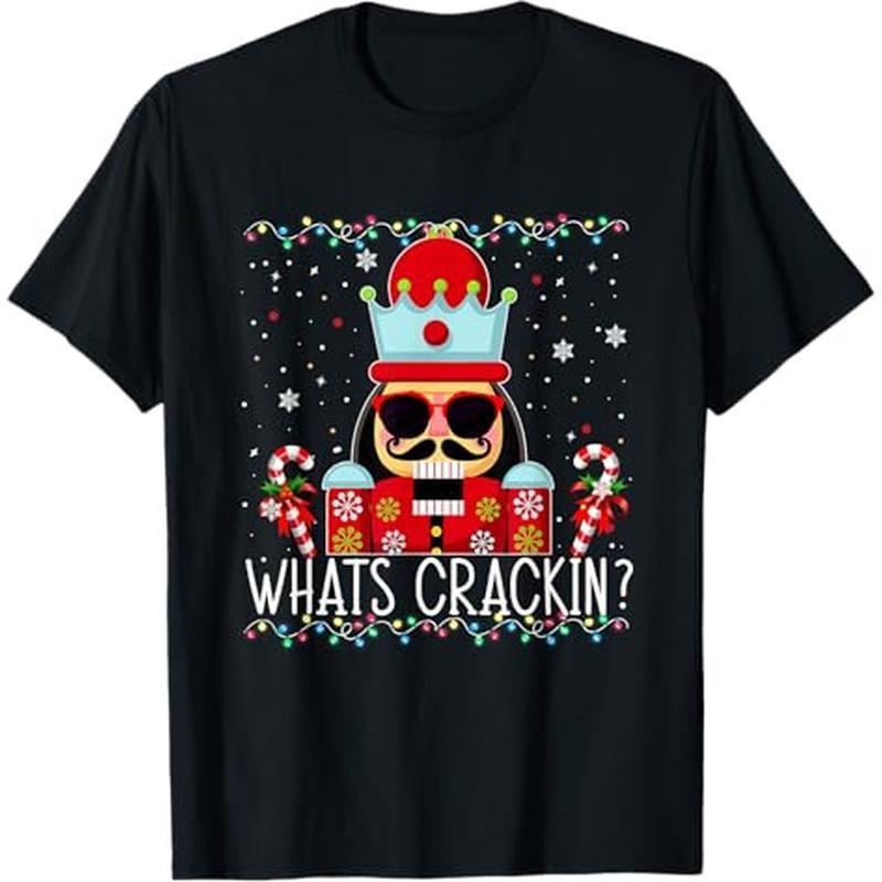 

Crackin Christmas T-, 100% , For Men Dad Husband , S-xxxl,