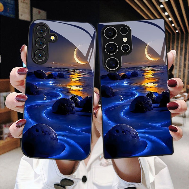 TEMU Phone Case: -the- Stone Pattern Phone Case With Lens Protection Suitable For Galaxy