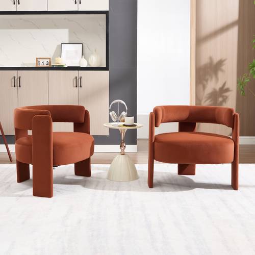 accent chair for living room velvet comfy single sofa chair century modern armchair wooden legs for bedroom office reading