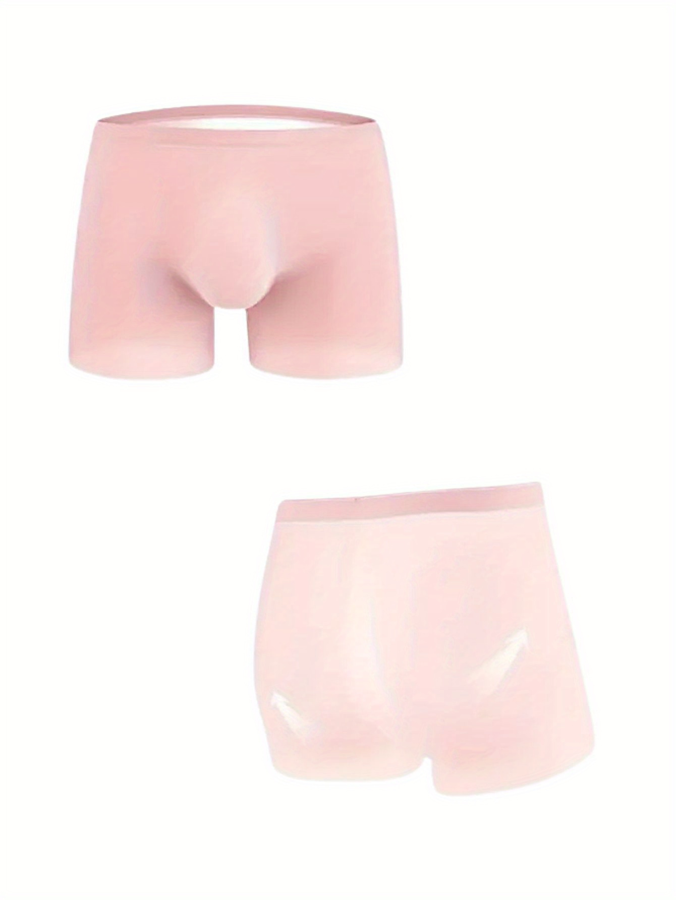 6pcs mens ice silky boxers breathable stretch plus size underwear Product details 4