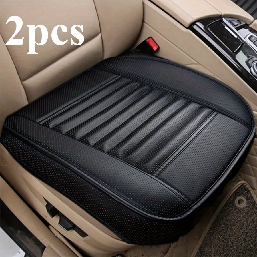 

2pcs Leather Car Seat Cover Interior Car Seat Cover Cushion Car Seat Cover Protector Seat Cushion Accessories