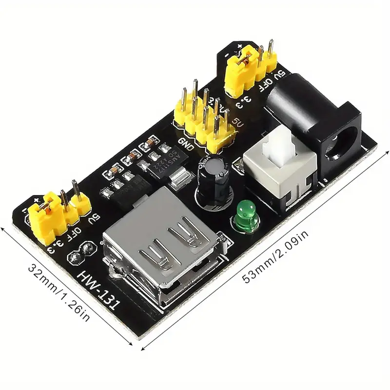 4pcs de alimentación para breadboard mb102 sin soldadura 3.3v/5 4pcs clips de batería de 9v & conectores tipo t - enchufe sin soldar para , , prototipado electrónico, prueba de circuitos, conexión , conexión , accesorio para placa de , diseño compacto, conector , usuarios de detalles 5