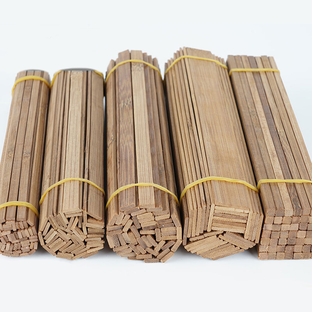 50pcs (10pcs Per Type) Carbonized Wood Slats - Suitable For Diy Model Building, Wood Sheets, Materials For Dollhouses, Miniature & Architectural