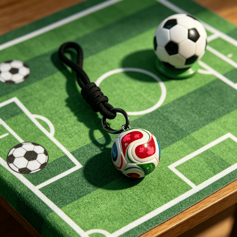 TEMU Llavero de fútbol 3D 2026, colgante para , lindo regalo, colgante para entusiastas de los deportes, mochila, llavero de fútbol, adecuado para