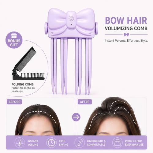 2er-set root clip & kronenhebendes styling-werkzeug – für feines/starkes haar, sofortiges werkzeug zur voluminösen haarverdichtung, haarstyling-werkzeug für damen