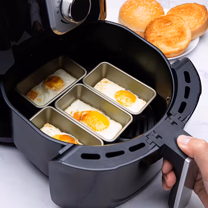 3Pcs Multifunctional Rectangular Baking Molds Cake Air Fryer