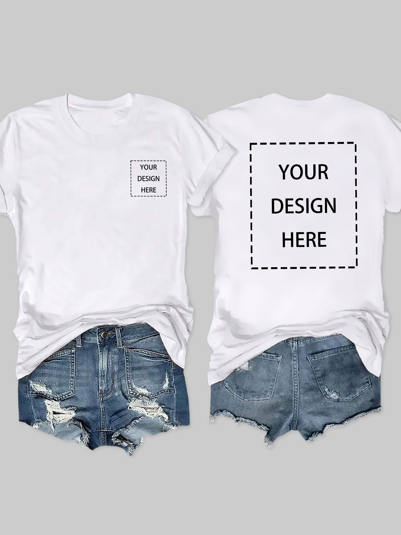 item picture custom printed womens round neck short sleeve t shirt casual and comfortable for daily wear   for your summer