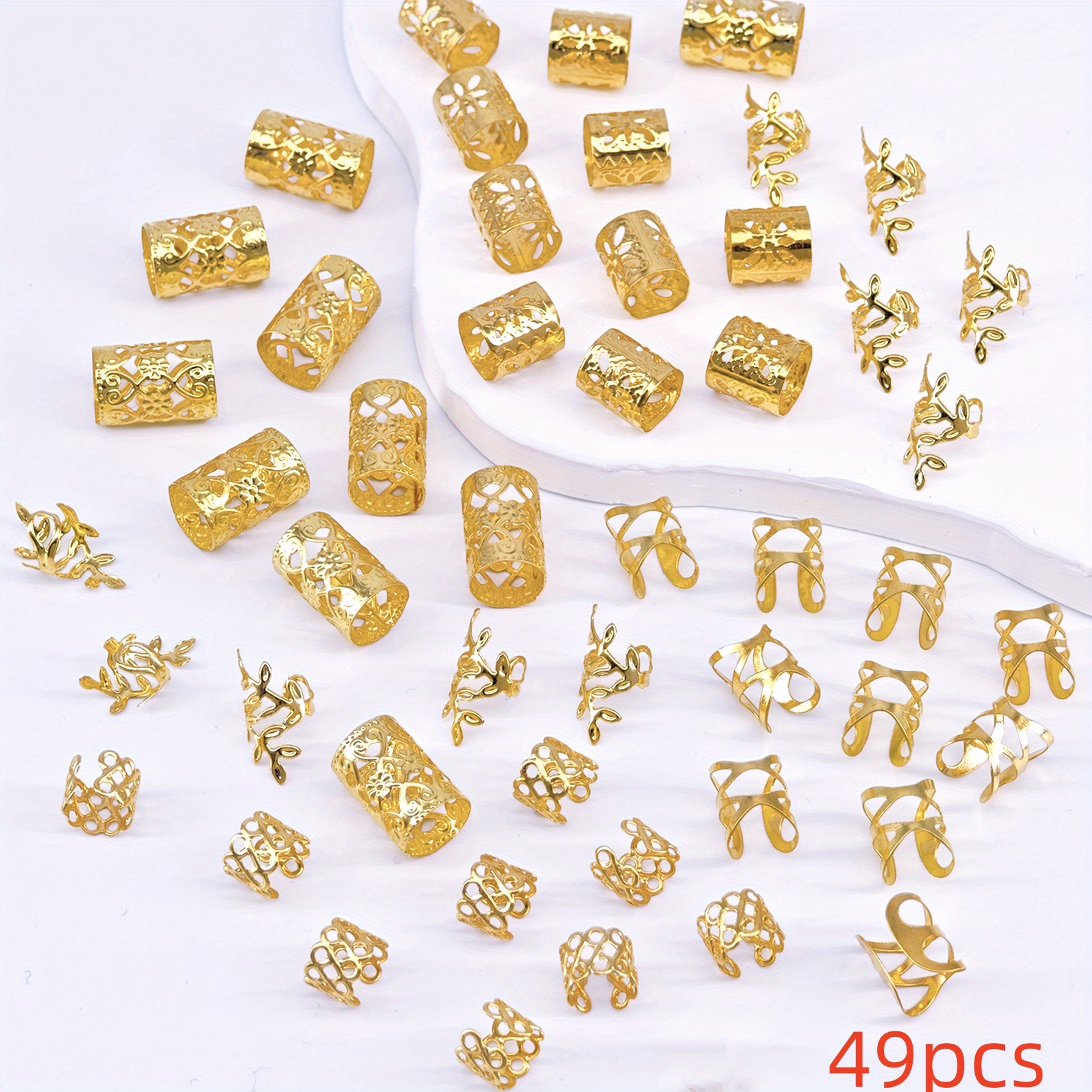 Image of 49pcs Plum Easy Hair Jewelry Additions Hair Clip For Women Music Festival