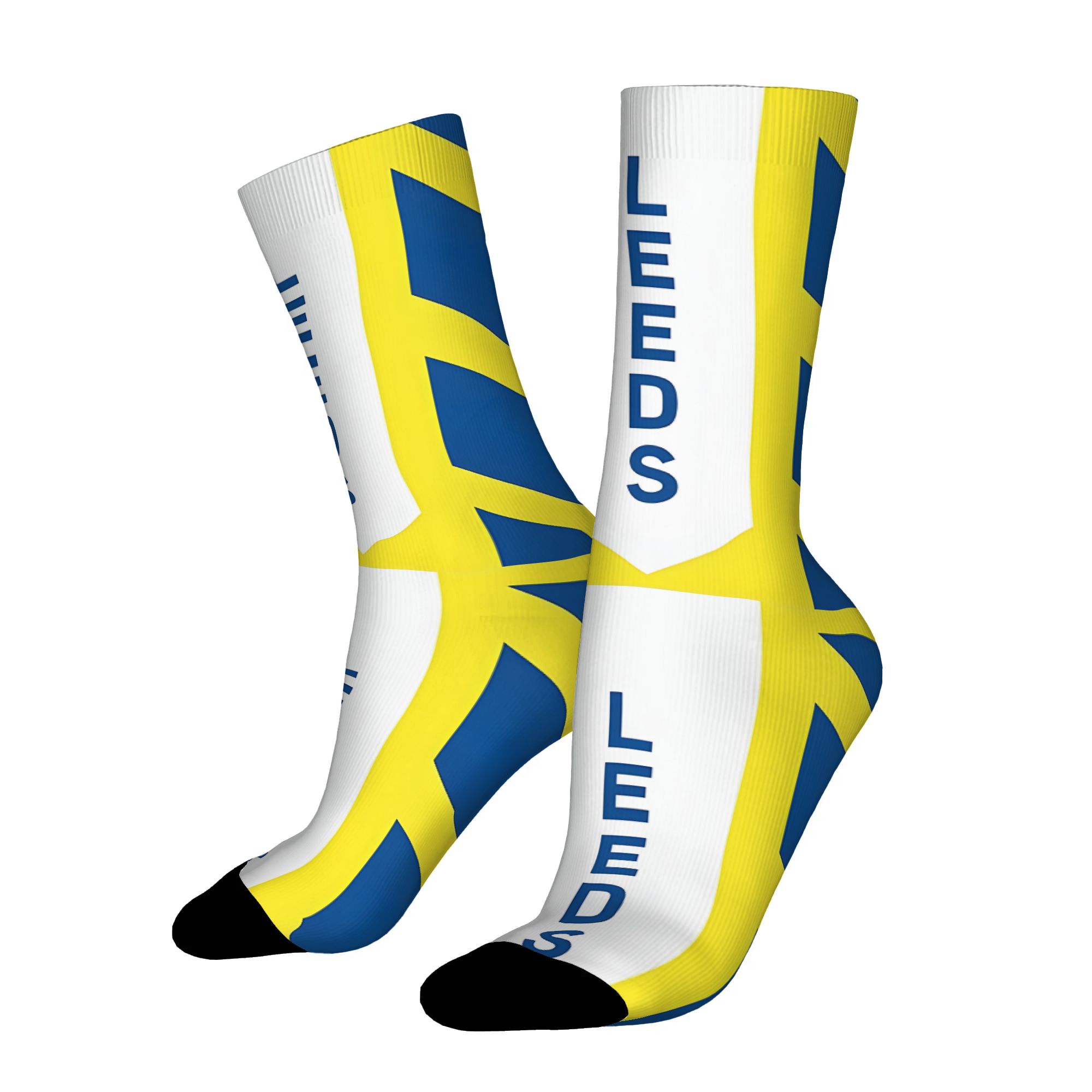 TEMU 2d Flat Printing Leeds Daily Men Socks Novelty Spring Summer Autumn Winter Stockings, 2d Flat