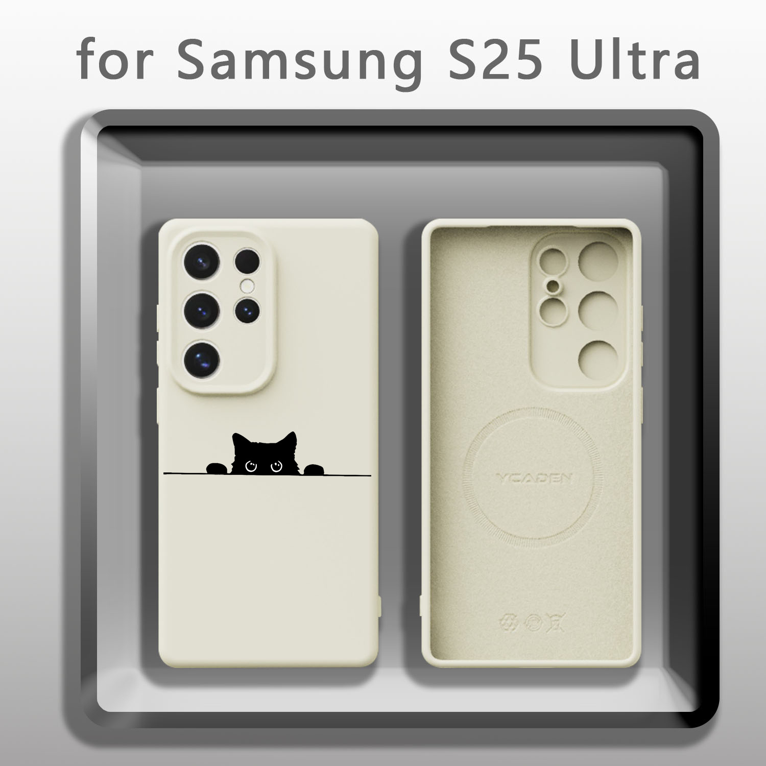 TEMU For Galaxy S25 Ultra/galaxy S24+/s23ultra/s22+/s22 Phone Cases, Magnetic Phone Cases, Couple Phone Cases, Unisex Phone Cases, Solid Color Phone