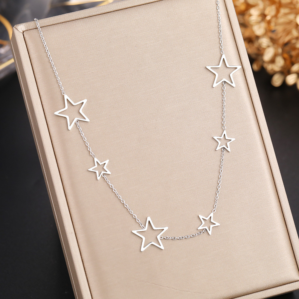 Retro Style Pentagram Necklace for Women