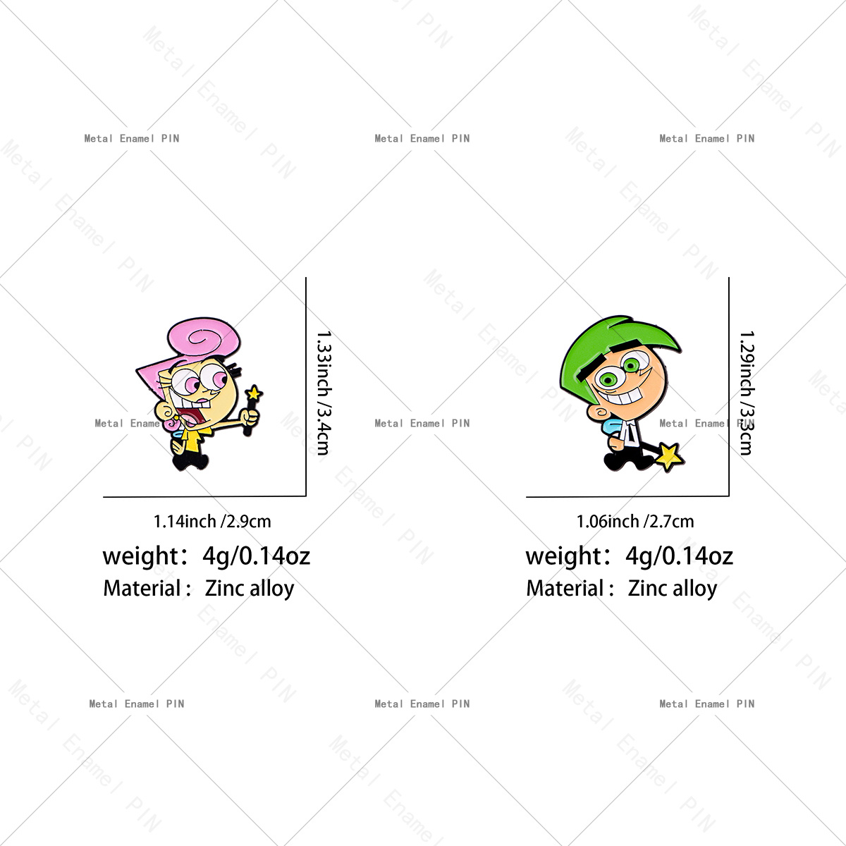 TEMU 2pcs/set Lapel Enamel Pins And Brooches Badge Pins For Backpacks Bags Backpack Cool Decoration Friend For Gifts