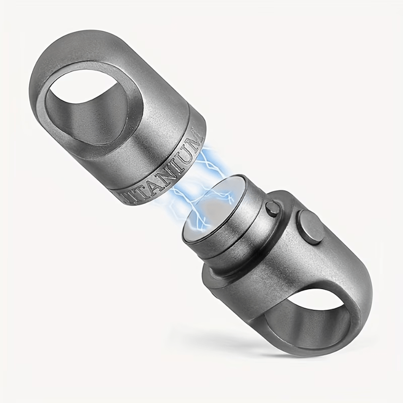 Fegve Magnetic Quick-release Keychain, Heavy-duty Anti-loss Detachable Magnetic Connector, Ideal For Keys And Everyday Tools