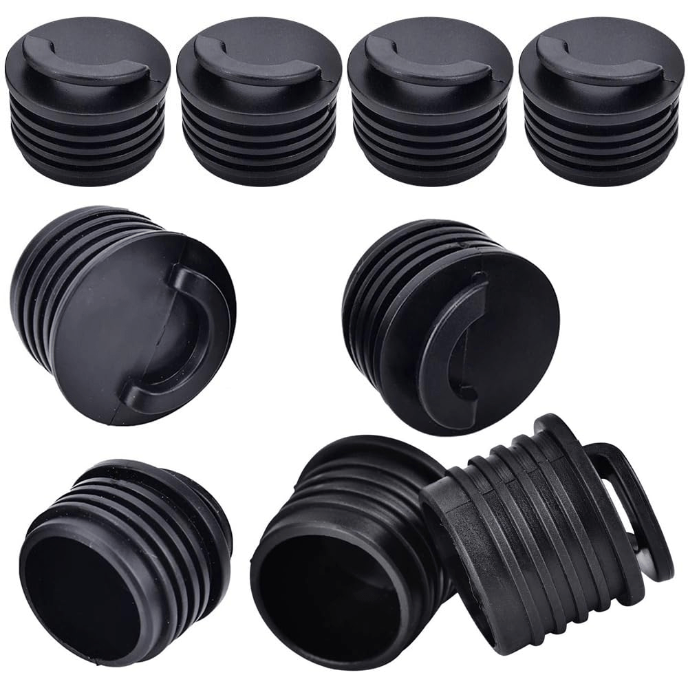 Push-Type Drain Plug with Pull-Tab Design for Kayaks and Boats