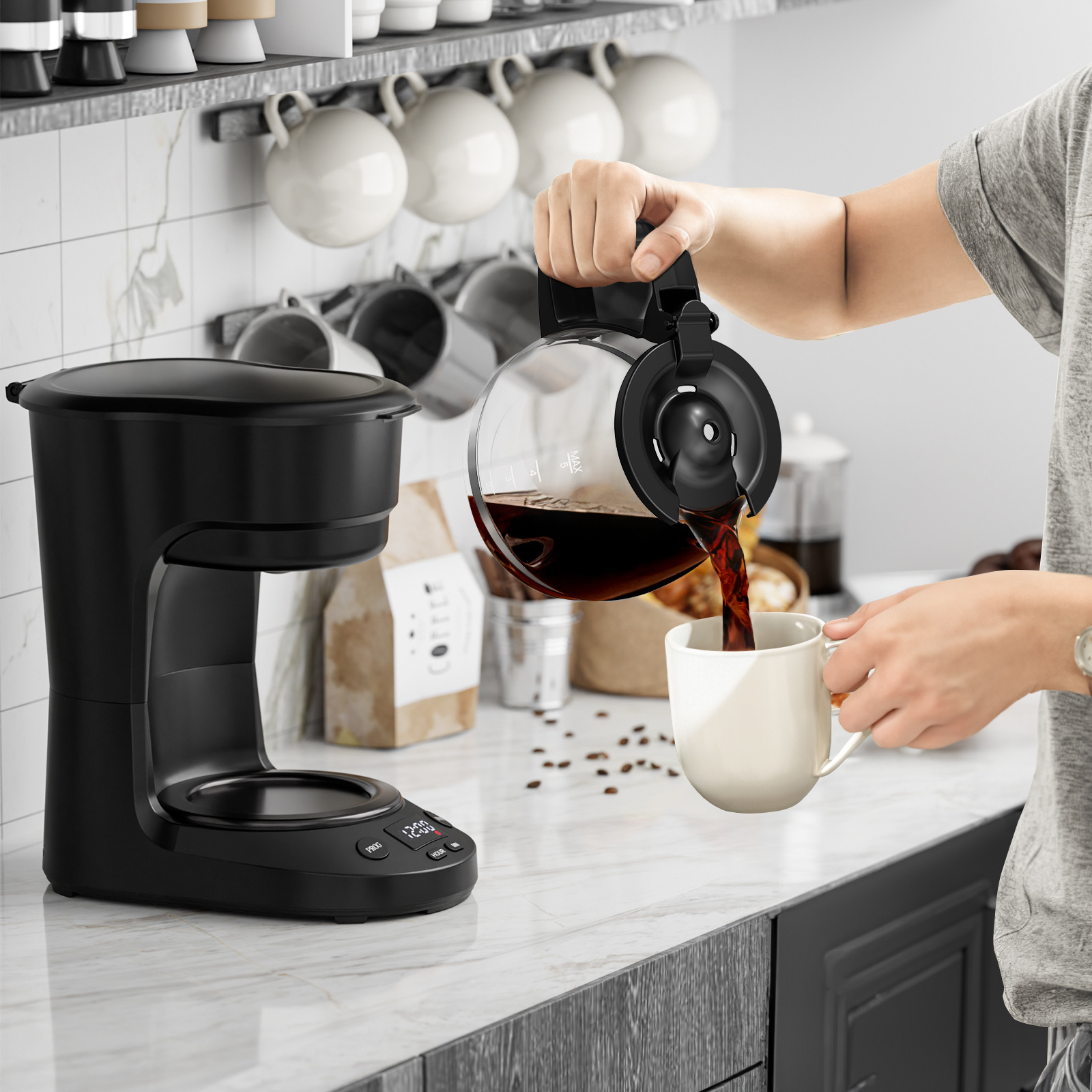 Ubuy Cookworks Filter Coffee Maker Cookworks Coffee Maker With