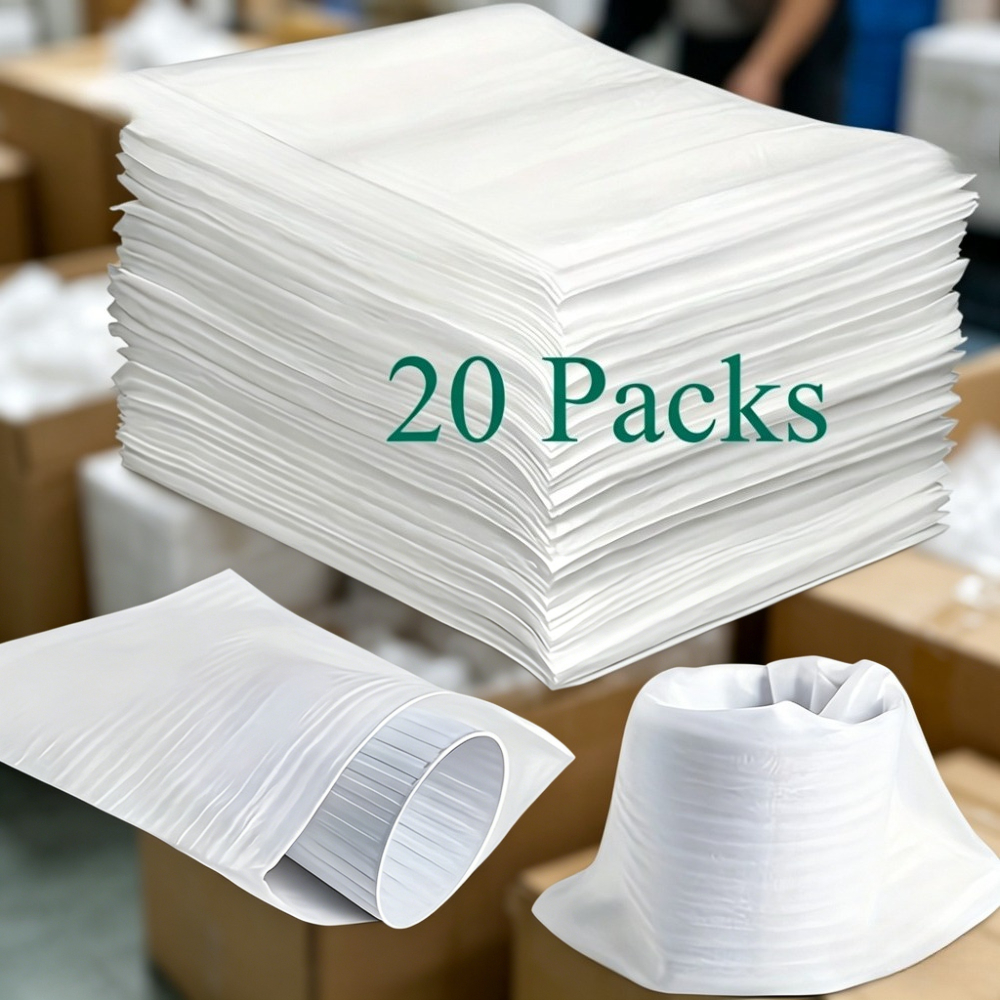 TEMU 20 Pochettes Épaissement Perlées, Grand Sac de Protection en Mousse pour Lampes, Tasses et Vaisselle - Indispensable pour le Déplacement et