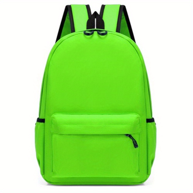 Retro Backpack School Rucksack Laptop Travel Work Plain Bag