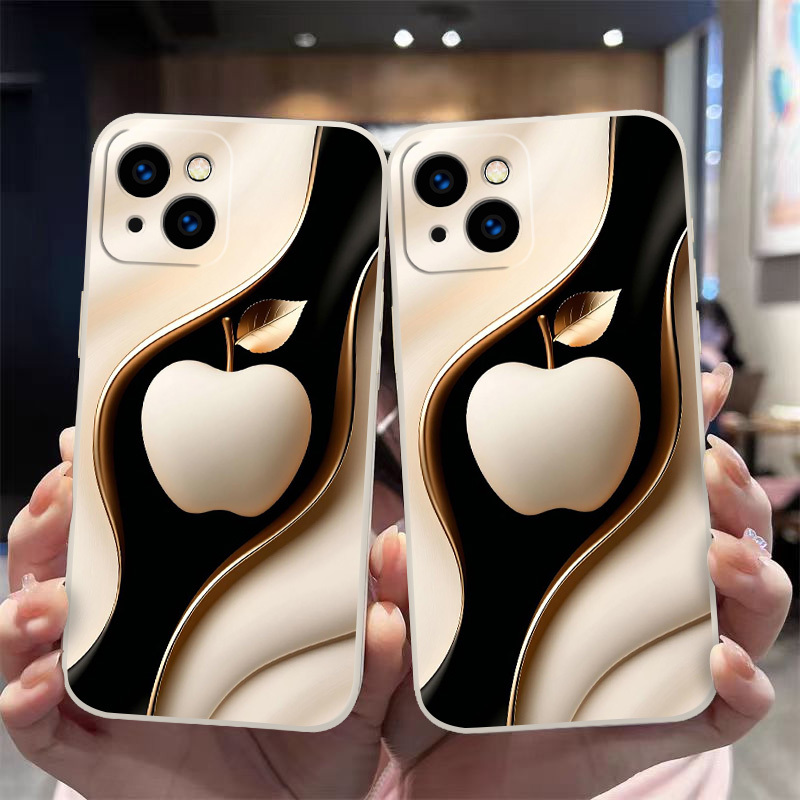 

Applicable To Iphone16 Max 14 Plus 13 Pro 12 11 Lovely Fashion Popular Couple Sisters Holiday Gifts High-end Mobile Phonetpu White Softshell-ua607