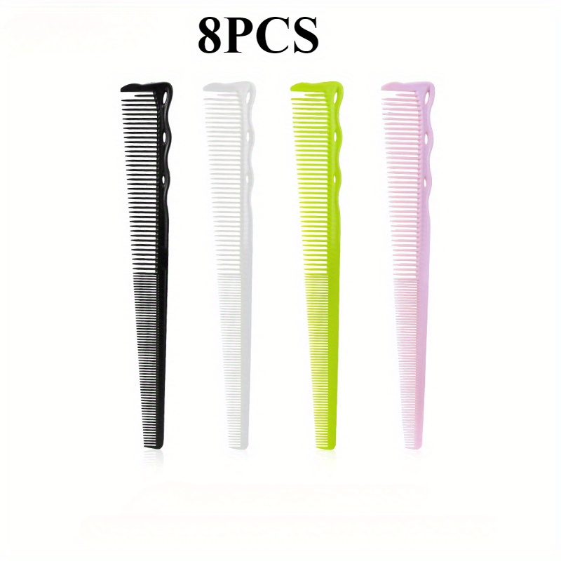TEMU Lot aléatoire de 4/8 pièces de coiffure de et de brossage, salons de coiffure, les coiffeurs se spécialisent dans de cheveux, peignes, brosse en
