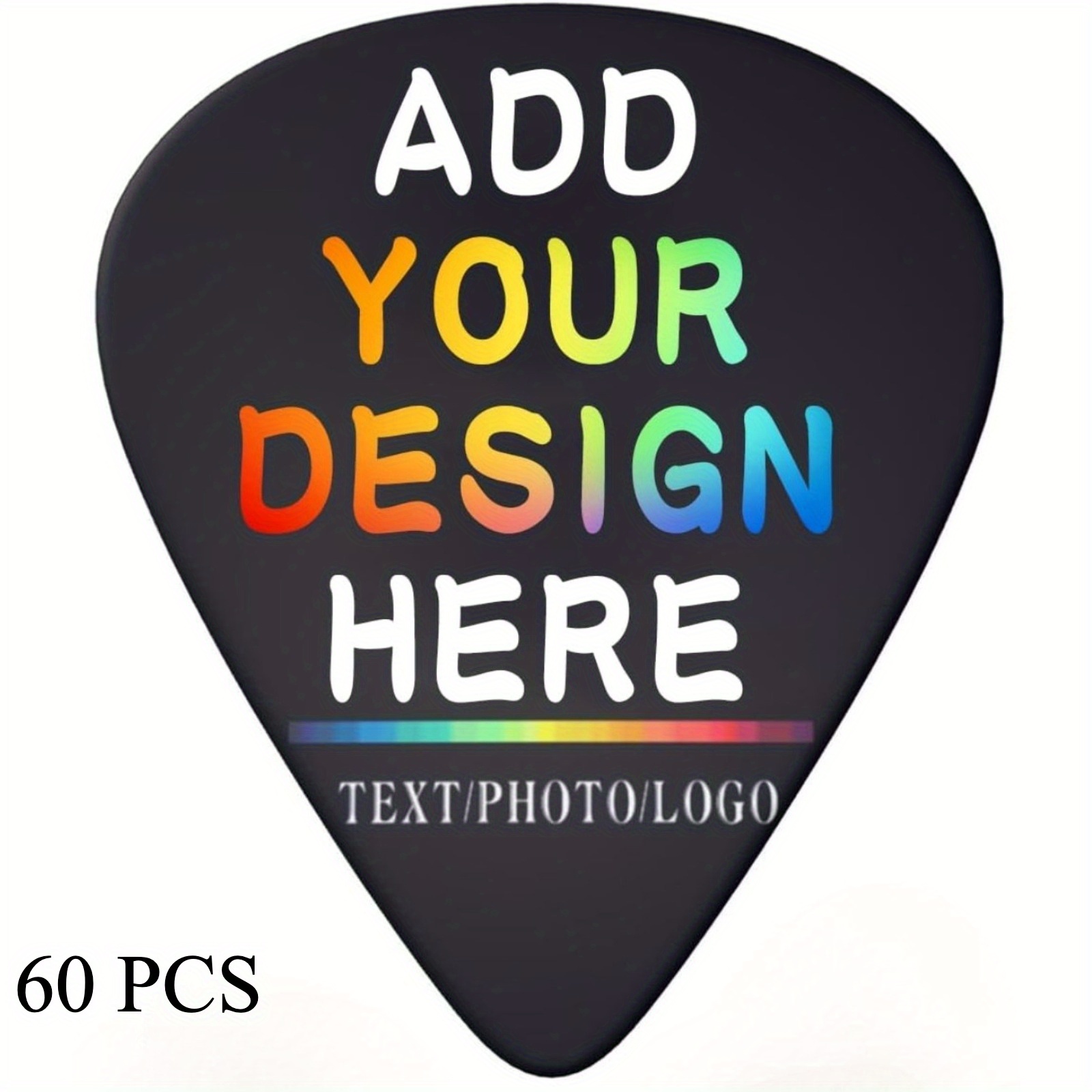 E-shop 60/108/120/144/216 Stück Personalisierte Gitarrenplektren mit Foto, Gitarrenplektren mit individuellem Foto für Akustik, E-Gitarre, , Ukulele