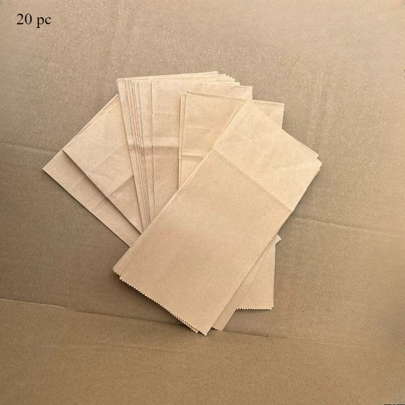 TEMU Sacchetto di carta marrone resistente 15/20 con - Dimensioni 18 "X9" X5.5Cm, per regali di festa, confezioni regalo, decorazioni di compleanno e