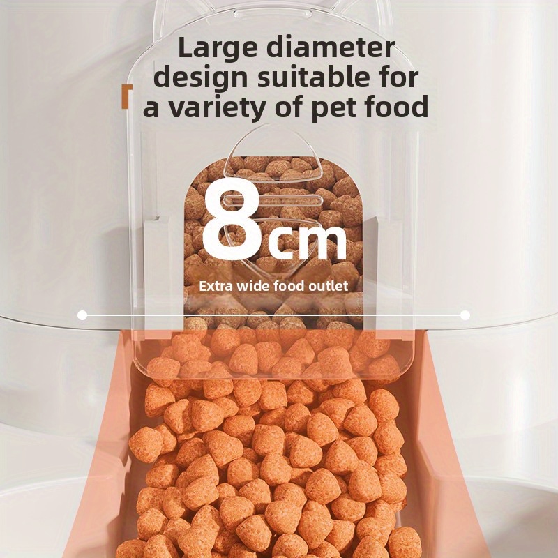 automatic   water dispenser with integrated food basin 1 10l capacity no batteries needed modern   for   hydration durable pet hydration solution automatic pet feeder sleek pet accessory sturdy construction 5