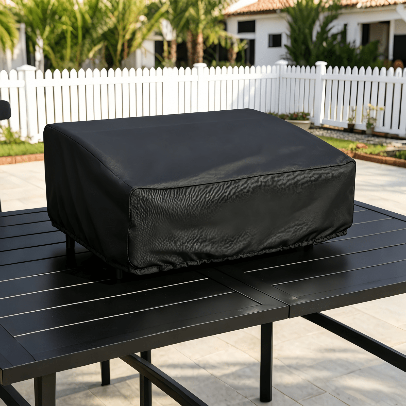 TEMU Tabletop Gas Griddle Cover-made From High Quality 350d Oxford Fabric, Sturdy And Durable (black), Suitable For Grill, , Gas Grill, Grill, Pellet