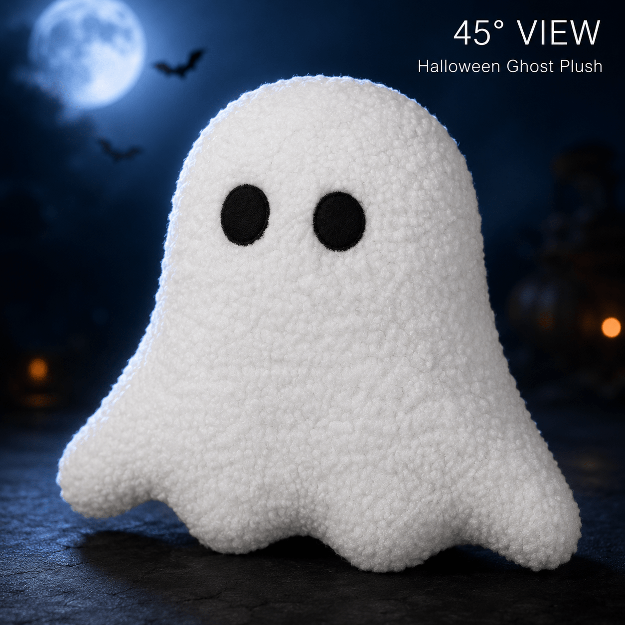 White Ghost Lamb Plush Toy, Creative Halloween Doll