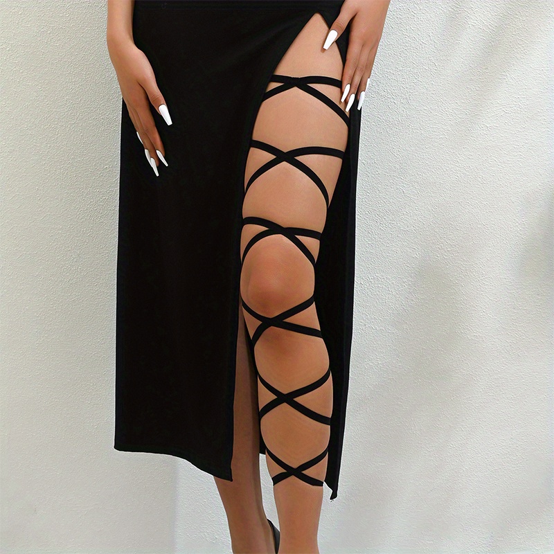 set 2 punk style arm wraps elastic straps leg - Temu Mauritius