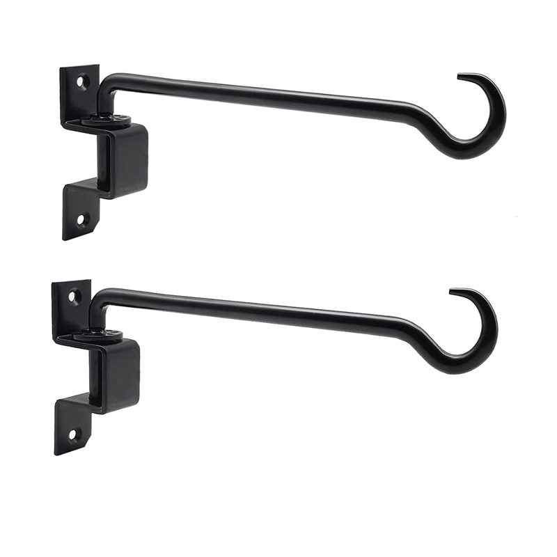 TEMU Set Of 2 Heavy-duty 16-inch Swivel Plant Hangers For Outdoor Use - Ideal For Hanging Flower Baskets, Pots, And Bird Feeders