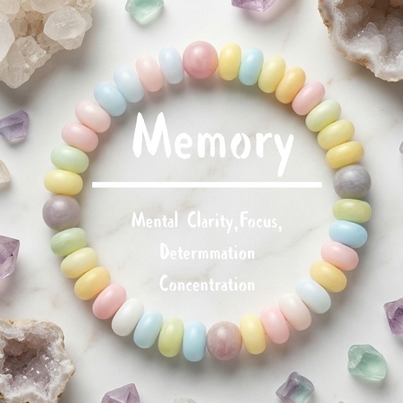 TEMU Pulsera para mujer con cuentas macaron, cadena de con diseño de multicolor , joyería personalizada de estilo y femenino, joyería energética
