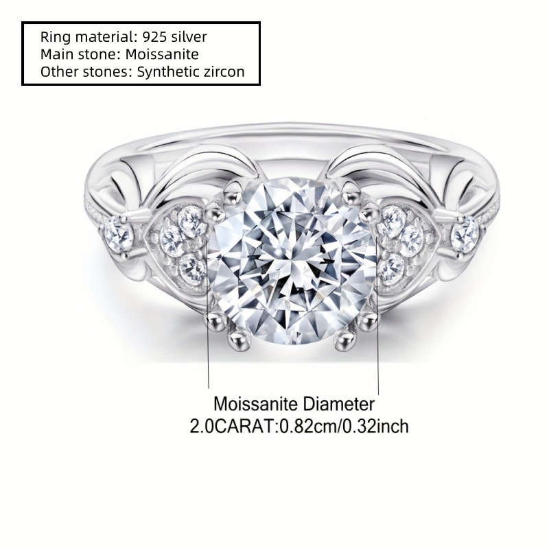 925 Silver Vintage Palace-Style Moissanite Wedding Ring Set, Unisex