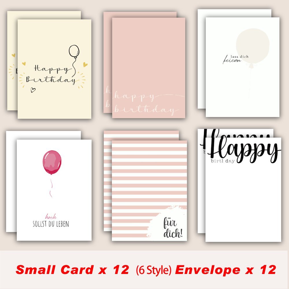 

12- Assorted Greeting Envelopes - 6 , Bulk Set For , & For Christmas, , - -occasion