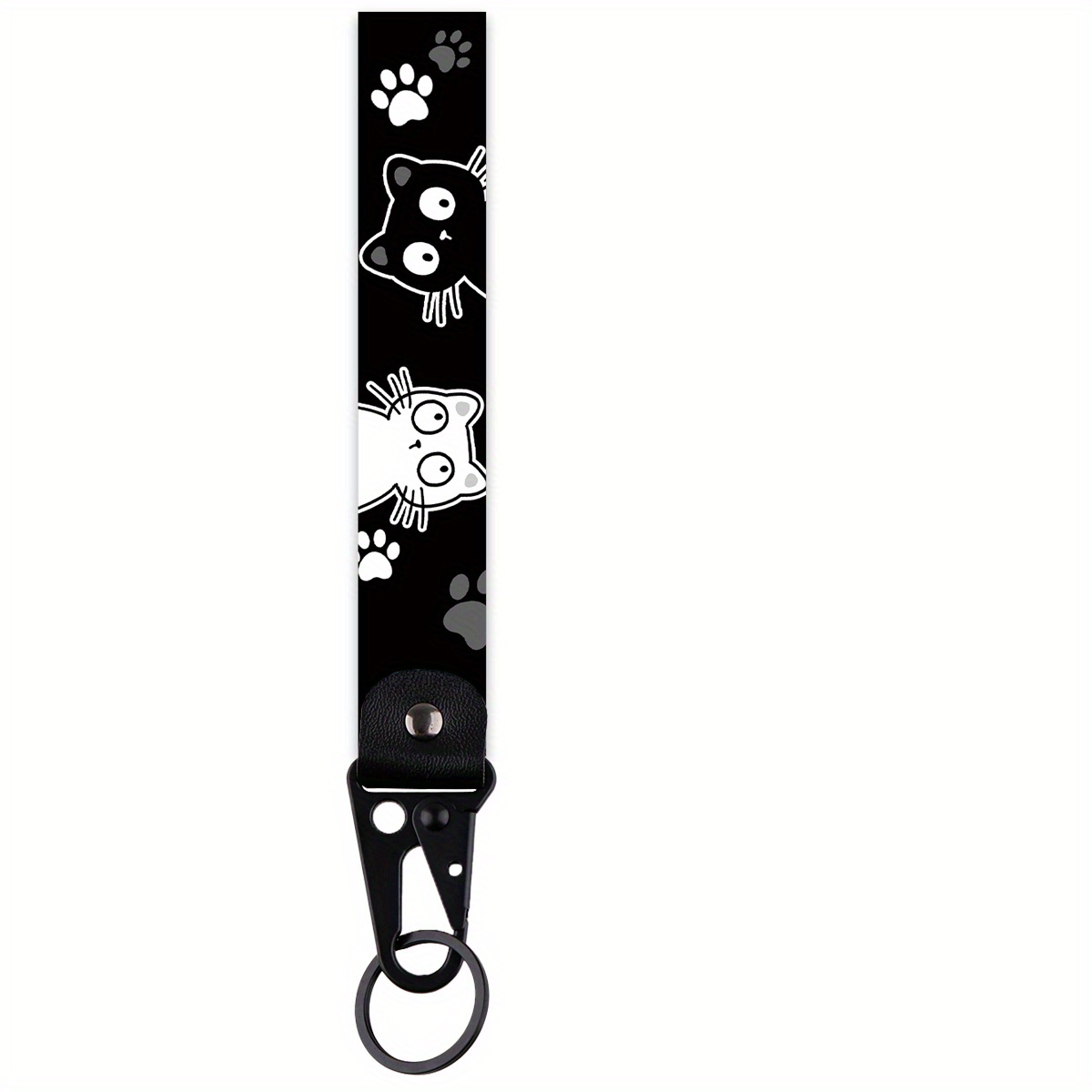Image of 1pc Stylish Embroidered Keychain For Motorcycles, Cars, And Backpacks, Perfect As A Gift For