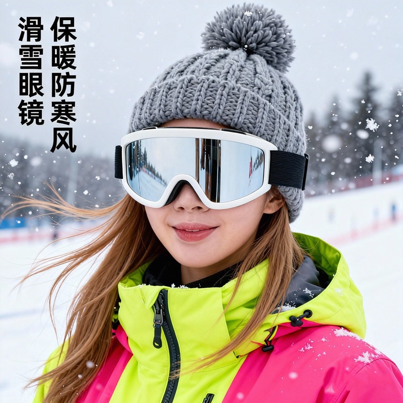 1 unisex otg for ski goggles with wide frame strap anti fog windproof snowboard glasses compatible with prescription eyewear for skiing cycling hiking outdoor sports   gradient polarized lenses transparent color