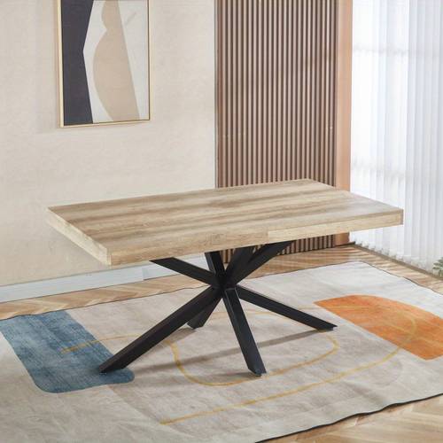 extendable dining table 240 200 160cm modern walnut legs wood look functional for dining room table easy assembly