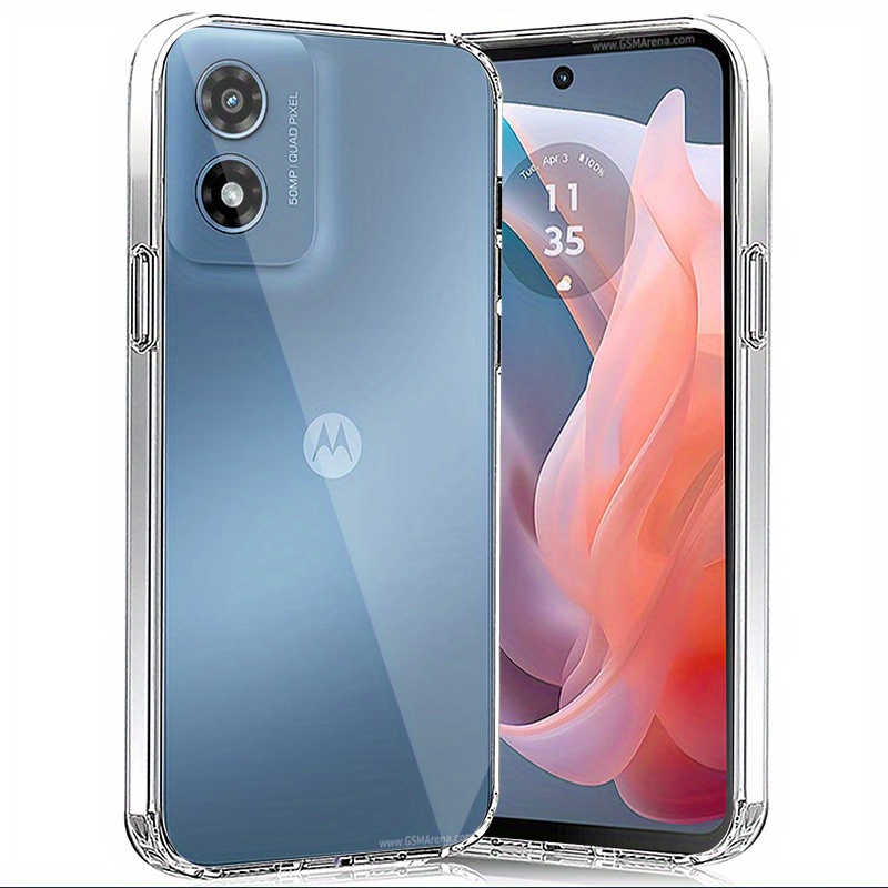 TEMU Phone Case: For Moto G Play (2024) Case Flexible And Mobile Phone Protective Case With Full Protection And Anti Scratch Back Cover Compatible