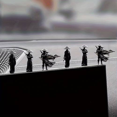 6pcs love knight car window side dashboard decoration ancient car recovery interior decoration suitable for daily use essential car items
