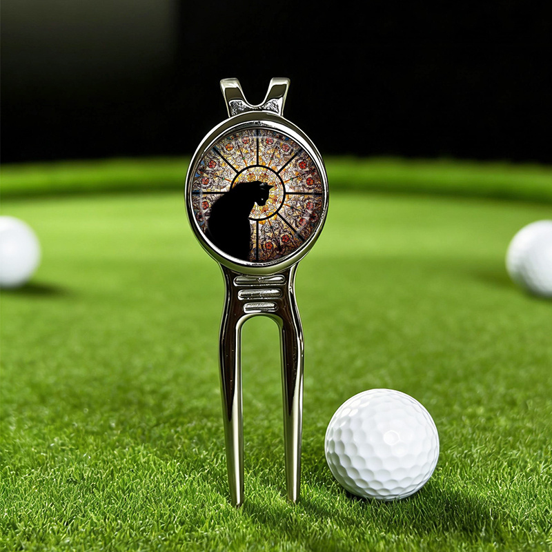 TEMU Illustration de mode Mystérieux Verte Terrain de Golf Outil de Réparation Entretien du
