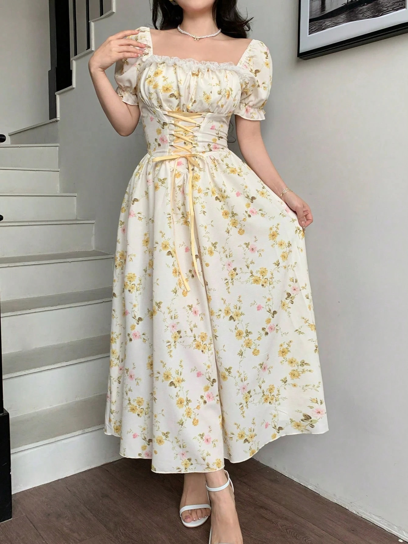 cottagecore dress sold on Temu Canada